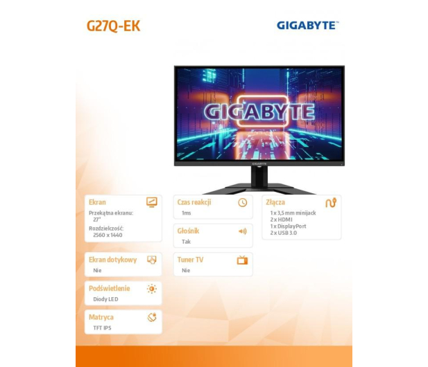 Gigabyte G27Q - 576722 - zdjęcie 9